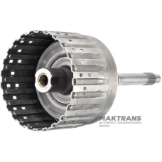 Input shaft / drum E Clutch (empty, without pistons and discs) ZF 6HP26 ZF 6HP28 1068102390 - (total shaft height 308 mm, 30 mm outer diameter of shaft at the base of the drum)