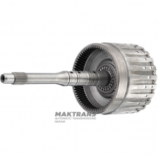 Input shaft / drum E Clutch (empty, without pistons and discs) ZF 6HP26 ZF 6HP28 1068102390 - (total shaft height 308 mm, 30 mm outer diameter of shaft at the base of the drum)