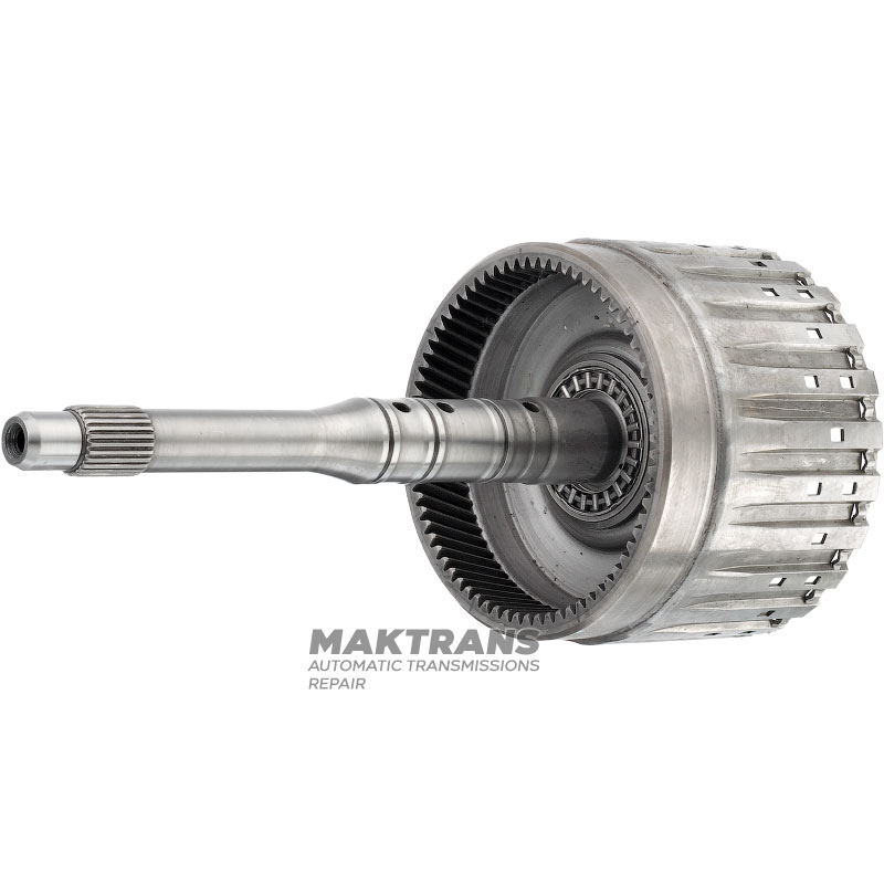 Input shaft / drum E Clutch (empty, without pistons and discs) ZF 6HP26 ZF 6HP28 1068102390 - (total shaft height 308 mm, 30 mm outer diameter of shaft at the base of the drum)