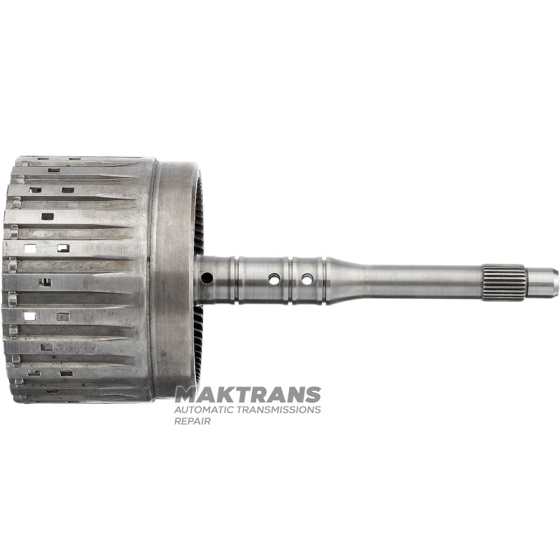 Input shaft / drum E Clutch (empty, without pistons and discs) ZF 6HP26 ZF 6HP28 1068102390 - (total shaft height 308 mm, 30 mm outer diameter of shaft at the base of the drum)