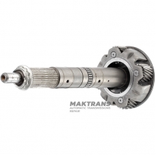 Output shaft 2WD (RWD) / center planetary gear Mercedes-Benz 722.6 - total shaft length 350 mm, 4 pinions (18 teeth)