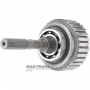 TRANSFER Cluth drum (empty, without discs) with SUBARU 4EAT shaft - height 236 mm, 24 splines (outer Ø 24.60 mm)