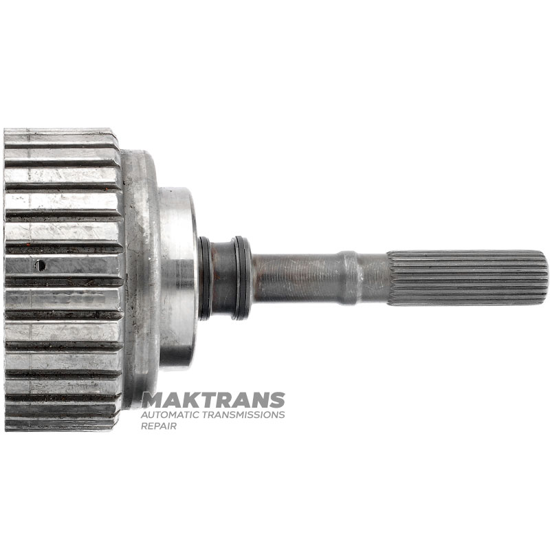 TRANSFER Cluth drum (empty, without discs) with SUBARU 4EAT shaft - height 236 mm, 24 splines (outer Ø 24.60 mm)