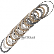 Steel and friction disc set C Clutch ZF 5HP24 - 6 friction discs (total thickness of the set 25.10 mm)