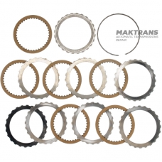 Steel and friction disc set C Clutch ZF 5HP24 - 6 friction discs (total thickness of the set 25.10 mm)