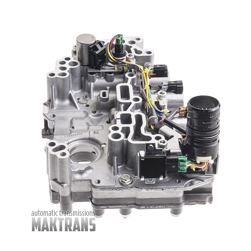 Valve block assembly with solenoids JATCO JF015E - new (2 closed solenoids / 2 open solenoids, with pressure sensor)