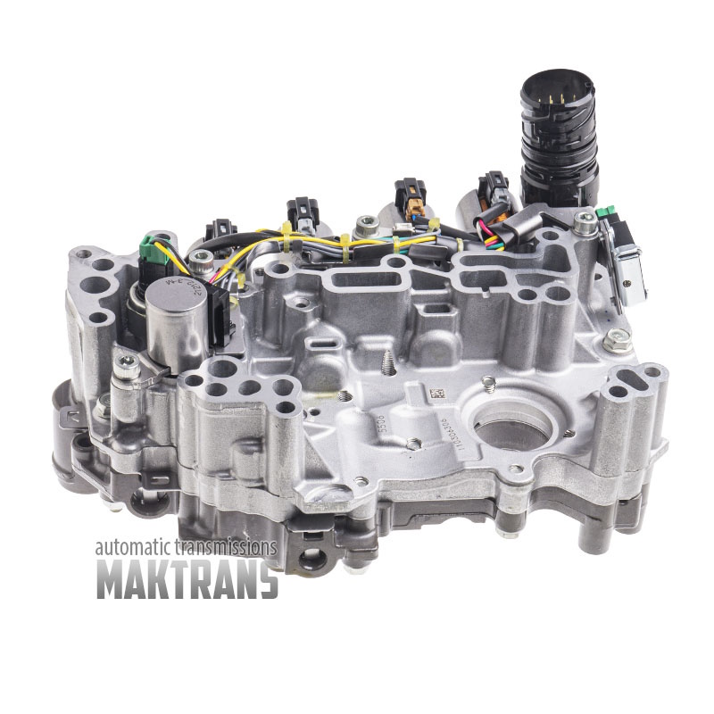 Valve block assembly with solenoids JATCO JF015E - new (2 closed solenoids / 2 open solenoids, with pressure sensor)