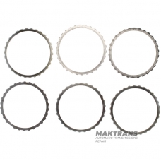 Steel and friction disc set A Clutch ZF 6HP19 - 3 mm thick, 5 discs included