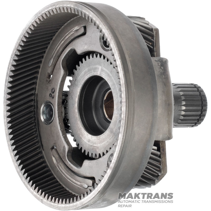 Front planetary gear MAZDA FNR5 - 3 pinions (20 teeth), sun gear 49 teeth (outer Ø 64.70 mm), ring gear (rear planetary gear) 98 teeth (outer Ø 124.85 mm)