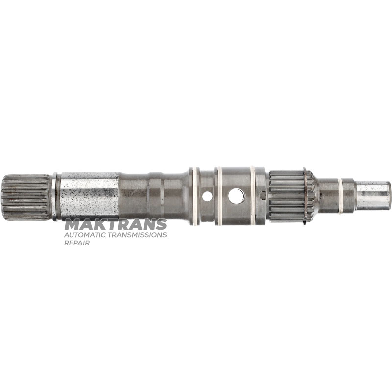 JATCO JF017E input shaft - shaft length 178.65 mm, 20 splines (outer Ø 21.70 mm) / 22 splines (outer Ø 24.60 mm)