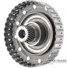 OVERDRIVE Clutch drum (empty, without pistons and discs) / planetary sun gear OVERDRIVE HYUNDAI KIA A6MF1 455143B652 - 25 teeth (external Ø 40.85 mm), 19 splines