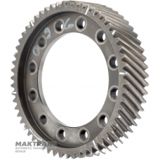 Differential helical gear TF-60SN 09G - 58 teeth (outer Ø 195.90 mm), 2 notches, 12 mounting holes