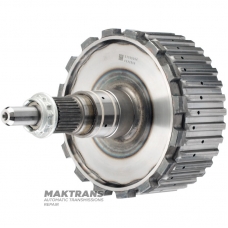 Output shaft RWD (2WD) / drum K27 Clutch NISSAN GE9R01A / JATCO JR913E - 5 friction discs, total height 197 mm (30 splines, outer Ø 31.65 mm)