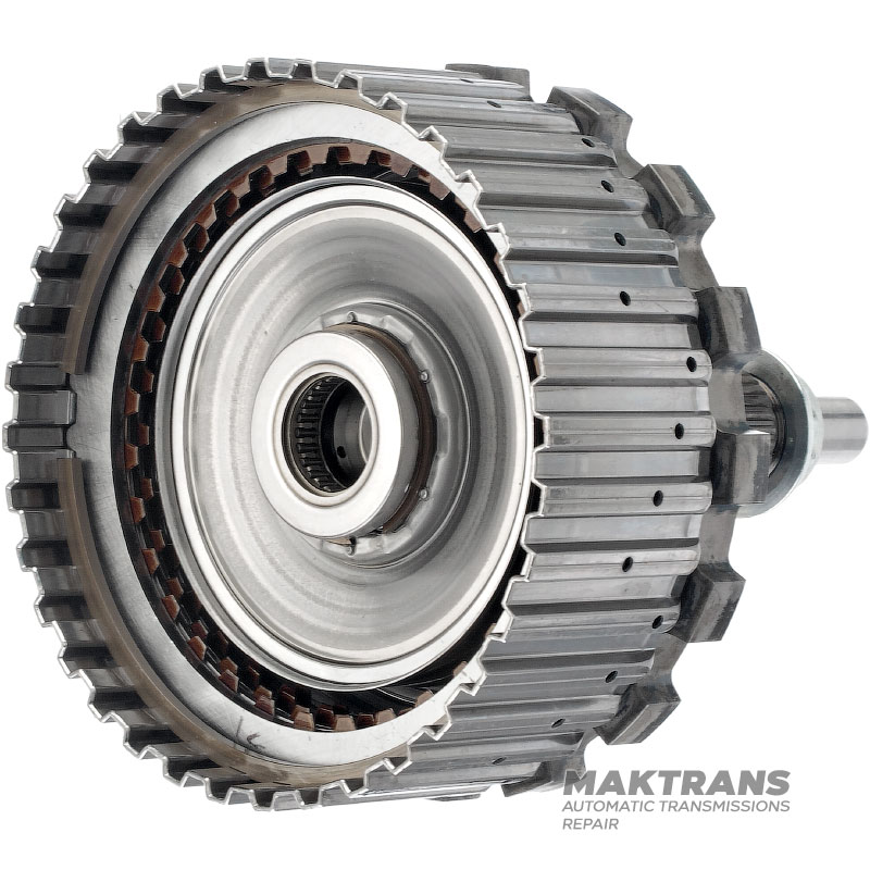 Output shaft RWD (2WD) / drum K27 Clutch NISSAN GE9R01A / JATCO JR913E - 5 friction discs, total height 197 mm (30 splines, outer Ø 31.65 mm)