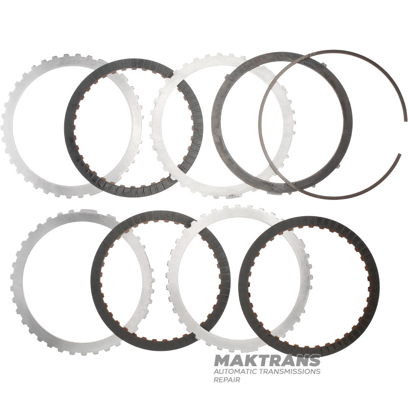 Steel and friction disc set B05 Brake NISSAN GE9R01A / JATCO JR913E - total thickness of the set is 19.20 mm, 3 friction discs