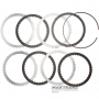 Steel and friction disc set B05 Brake NISSAN GE9R01A / JATCO JR913E - total thickness of the set is 19.20 mm, 3 friction discs