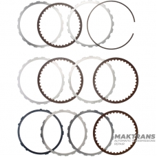Steel and friction disc set B08 Brake NISSAN GE9R01A / JATCO JR913E - total thickness of the set is 21.95 mm, 4 friction discs