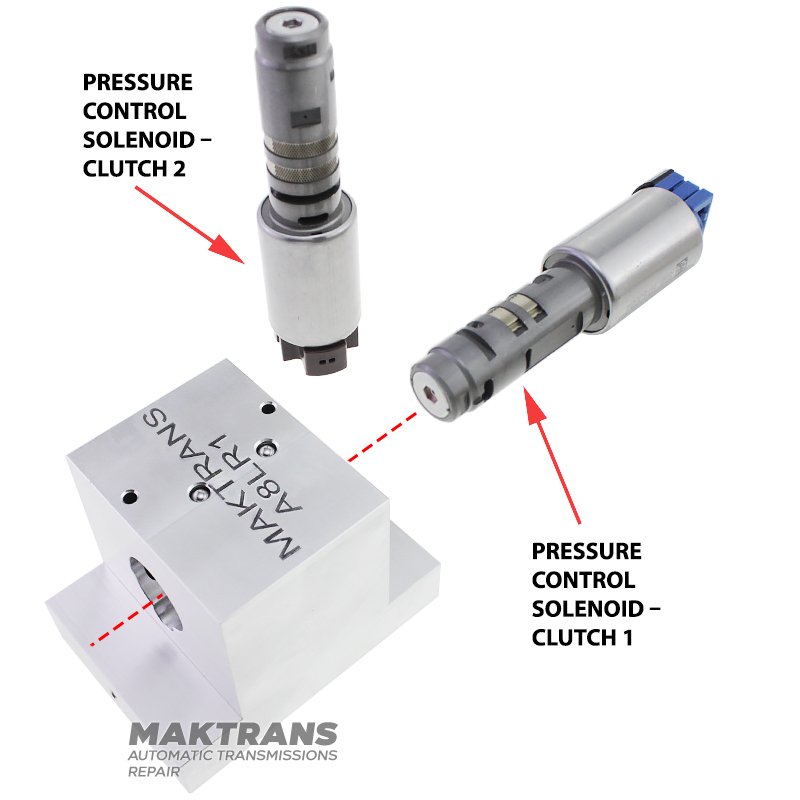Adapter for testing solenoids A8LR1 / A8TR1