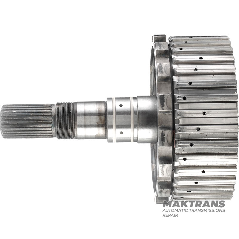 Output shaft 4WD / drum K27 Clutch NISSAN GE9R01A / JATCO JR913E - 5 friction discs, total height 206 mm (30 splines, outer Ø 31.45 mm)