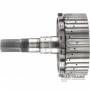 Output shaft 4WD / drum K27 Clutch NISSAN GE9R01A / JATCO JR913E - 5 friction discs, total height 206 mm (30 splines, outer Ø 31.45 mm)