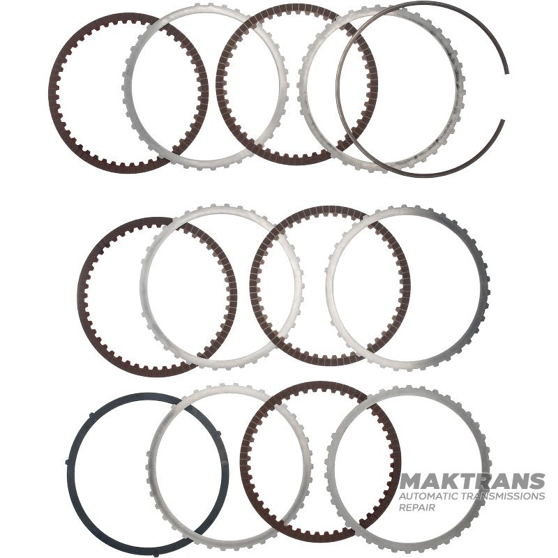 Steel and friction disc set B06 Brake NISSAN GE9R01A / JATCO JR913E - total kit thickness 23.30 mm, 5 friction discs