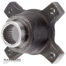 Output shaft flange Mercedes-Benz 722.6 / 722.9 - height 72 mm, 4 mounting holes (internal Ø threaded hole 9 mm), 30 splines