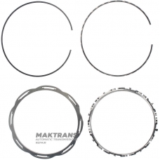 Set of plates and retaining rings for dual wet clutch VAG eHybrid 0DD DQ400 - 0EC907396 0EC141317B