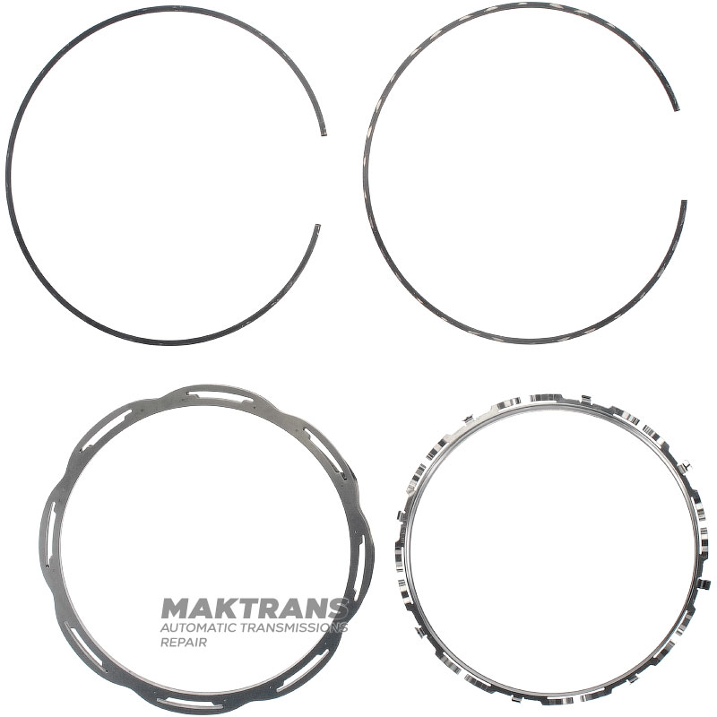Set of plates and retaining rings for dual wet clutch VAG eHybrid 0DD DQ400 - 0EC907396 0EC141317B