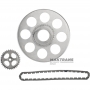 MAZDA CX-90 / CX-60 2.5L-3.3L HYBRID oil pump gear set - drive gear 35 teeth (34 splines), driven gear 33 teeth (14 splines), chain 36 links.