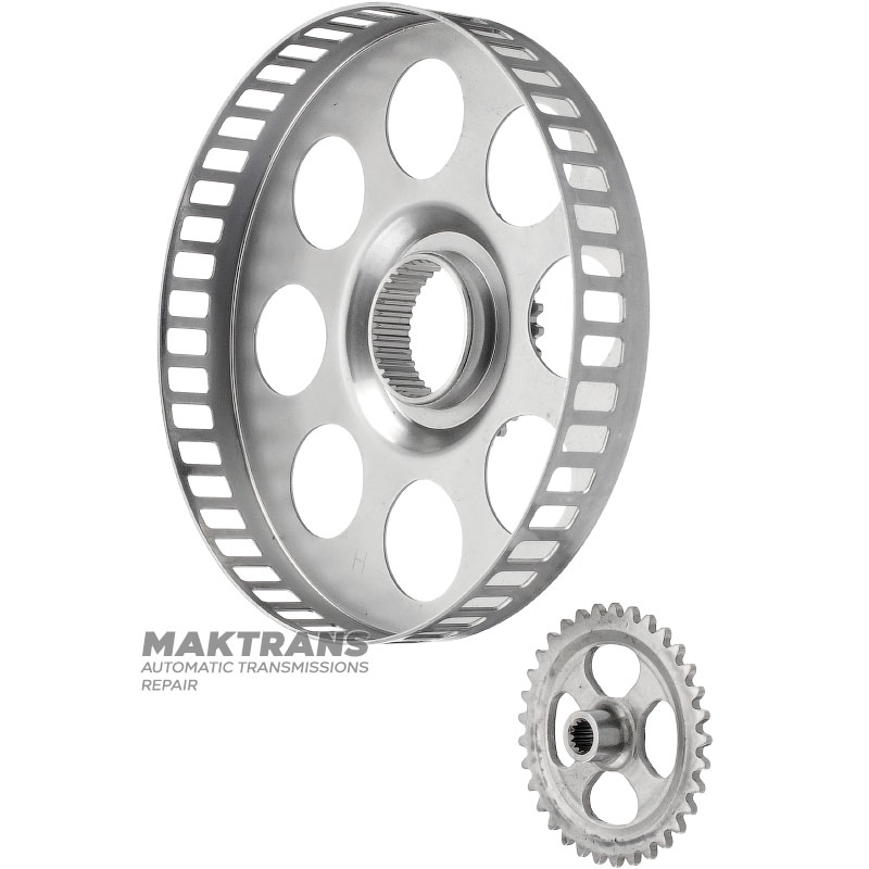 MAZDA CX-90 / CX-60 2.5L-3.3L HYBRID oil pump gear set - drive gear 35 teeth (34 splines), driven gear 33 teeth (14 splines), chain 36 links.