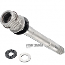 Input shaft MAZDA CX-90 / CX-60 2.5L-3.3L HYBRID - total length 267 mm, splines 22 pcs (Ø 23.55 mm) / 34 pcs (Ø 35.60 mm)
