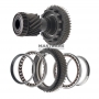 TOYOTA UA80 differential drive gear set - central caliper gear with original (OEM) used bearings (52 teeth, outer Ø 143.15 mm), industrial shaft (16 teeth (outer Ø 70.60 mm) / 49 teeth (outer Ø 136.75 mm)