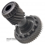 TOYOTA UA80 differential drive gear set - central caliper gear with original (OEM) used bearings (52 teeth, outer Ø 143.15 mm), industrial shaft (16 teeth (outer Ø 70.60 mm) / 49 teeth (outer Ø 136.75 mm)