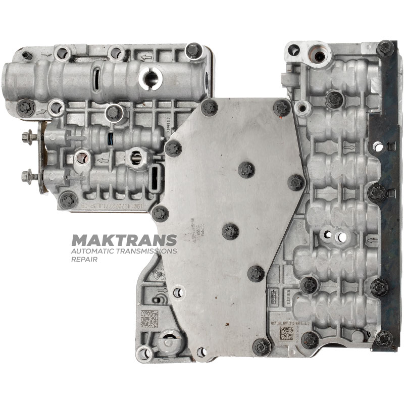 Valve body (non-rebuilt) without solenoids FORD 10R80 / 10R60 HL3P-7A101-AF HL3P-7A092-AD JL3P-7Z490-CA — without manual valve