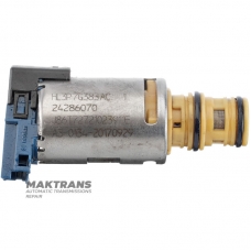 Line pressure control solenoid [LPC] FORD 8F35 HL3P-7G38-AC HL3P7G38AC [blue connector, 4.6 - 5.2 Omh] - (removed from used transmissions, not tested, sold without warranty)