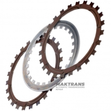 Set of steel and friction discs ZF 6HP28A (000 247), ZF 6HP19, 6HP21 (000 236, 000 044) — AUDI A4 Quattro 2.0L Turbo (2007 - 2012)