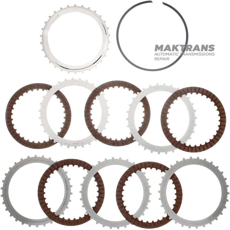 Set of steel and friction discs FORWARD Clutch MAZDA CX-90 / CX-60 2.5L-3.3L HYBRID - 5 friction discs (total thickness of the kit 25.05 mm)