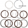 Set of steel and friction discs FORWARD Clutch MAZDA CX-90 / CX-60 2.5L-3.3L HYBRID - 5 friction discs (total thickness of the kit 25.05 mm)