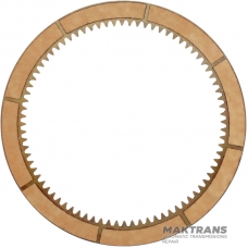 Friction disk of torque converter ZF 8HP45 8HP50 8HP55A 8HP65A 8HP70 8HP75 — (ext. 197.05 mm, 80 teeth, thickness 2.50 mm)