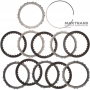 Set of steel and friction discs Overdrive Clutch R4A51 R5A51 V4A51 V5A51 - (5 friction discs, total thickness of the kit 25.30 mm)