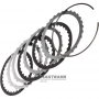 Steel and friction disc set Reverse Clutch A4CF1 4554423300 - 3 friction discs (total thickness of the set 18.30 mm)