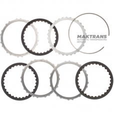 Steel and friction disc set Reverse Clutch A4CF1 4554423300 4554423300 - 3 friction discs (total thickness of the set 18.30 mm)