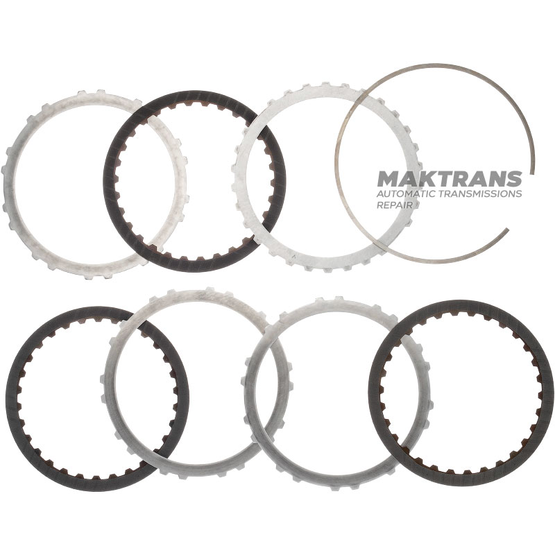 Steel and friction disc set Reverse Clutch A4CF1 4554423300 - 3 friction discs (total thickness of the set 18.30 mm)