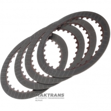 Friction disc set Overdrive Clutch A4CF1 4552423000 - 4 friction discs (outer Ø 137 mm, 30 teeth, thickness 1.70 mm)