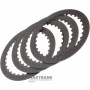 Friction disc set Overdrive Clutch A4CF1 4552423000 - 4 friction discs (outer Ø 137 mm, 30 teeth, thickness 1.70 mm)