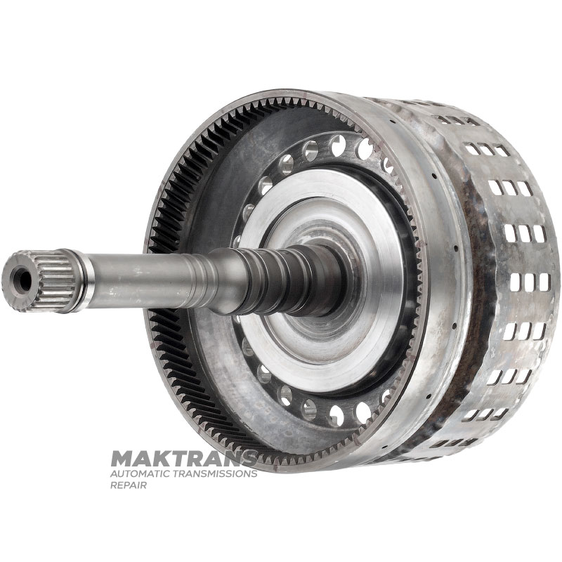 Input shaft / drum K1 Clutch (empty, without discs and pistons) NISSAN RE5R05A - height 256 mm, 24 splines (outer Ø 25.60 mm), 106 mm (outer Ø 174 mm)