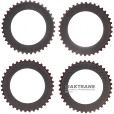 Friction disc set C1 Clutch ALLISON 4000 - 4 friction discs included (thickness 3.20 mm, inner Ø 132.20 mm, 38 teeth)