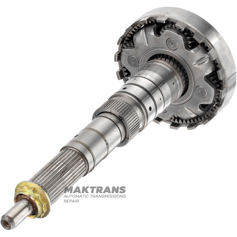 Center planetary gear / output shaft (RWD) Mercedes-Benz 722.6 - 4 pinions (22 teeth per pinion), 30 teeth (out. Ø 50.95 mm) sun gear, 74 teeth ring gear