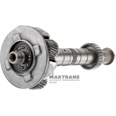 Central planetary gear / output shaft Mercedes-Benz 722.6 (with splined coupling / adapter) - shaft length 331 mm, 4 pinions (22 teeth / height 25 mm)