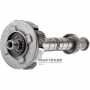 Central planetary gear / output shaft Mercedes-Benz 722.6 (with splined coupling / adapter) - shaft length 331 mm, 4 pinions (22 teeth / height 25 mm)